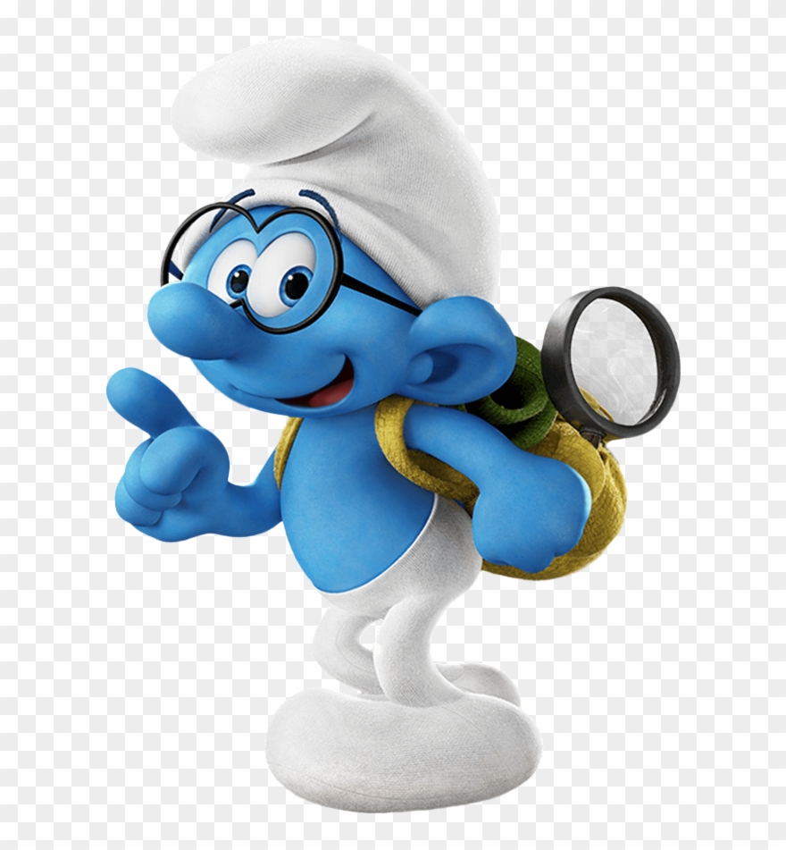 Brainy Smurf Clipart