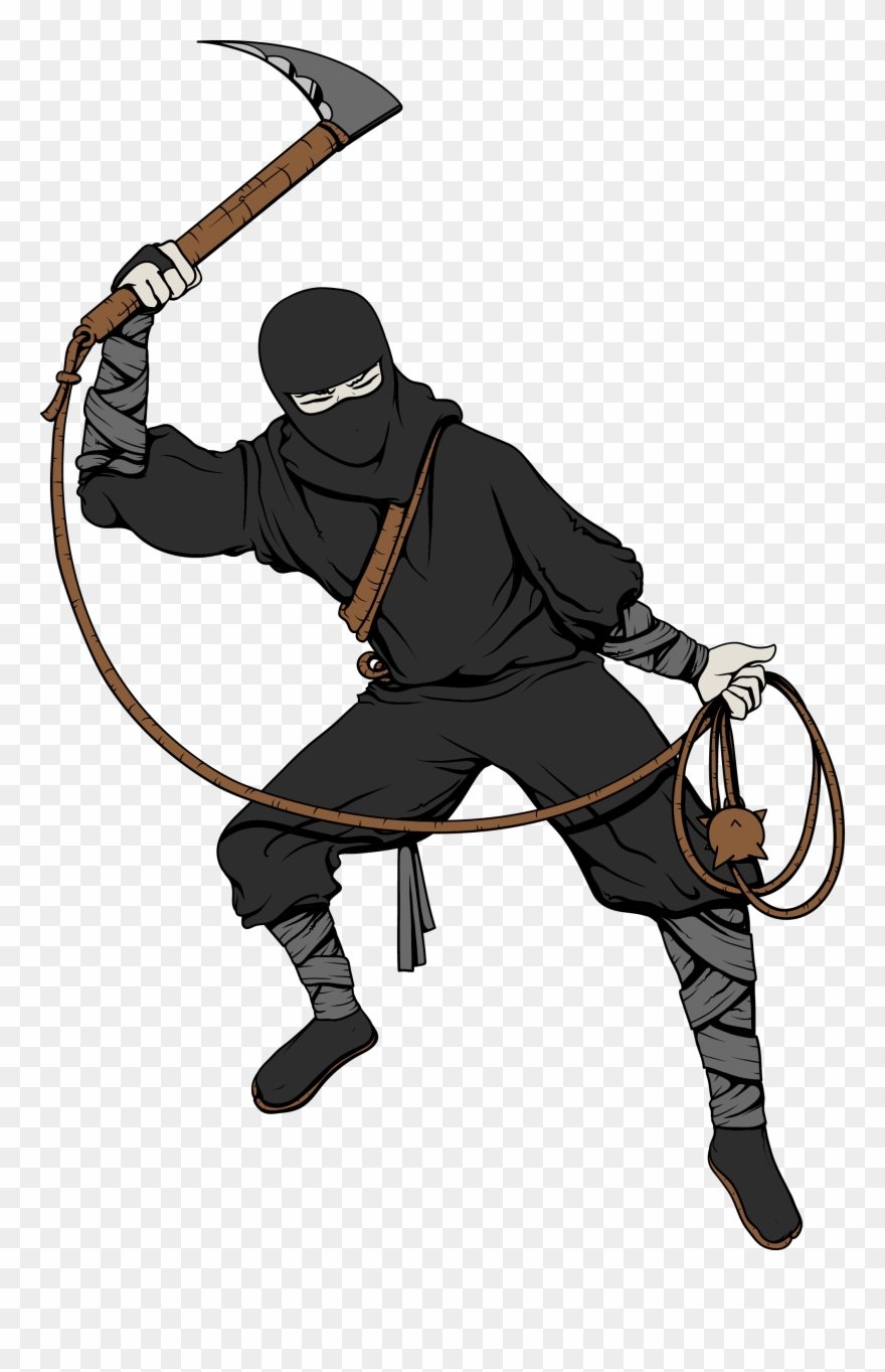 Ninja Ninjutsu Japanese Bodyguard Warrior Picture - Decal Stickers Vinyl Warrior Ninja Car Window,helmet,truck,vinyl Clipart