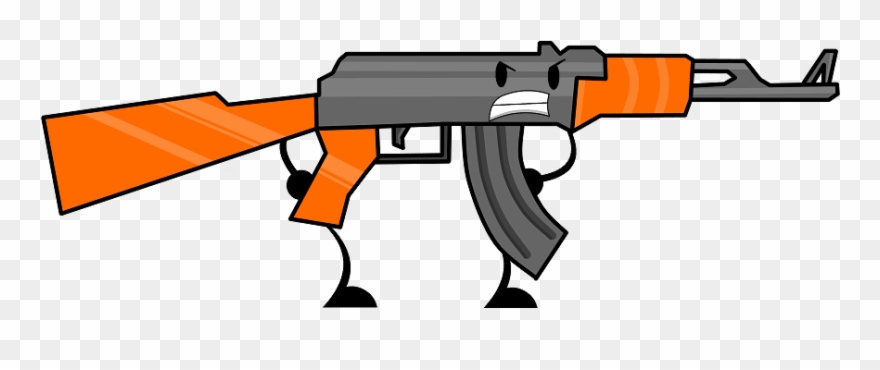 Weapon Clipart Metal Object - Battle For Dream Island Gun - Png Download