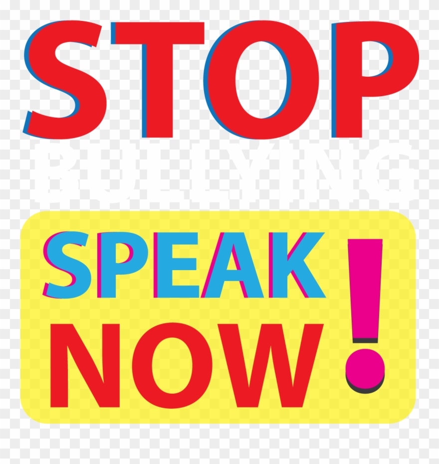 Bullied Black Girl - Stop Smoking Poster Drawing Clipart