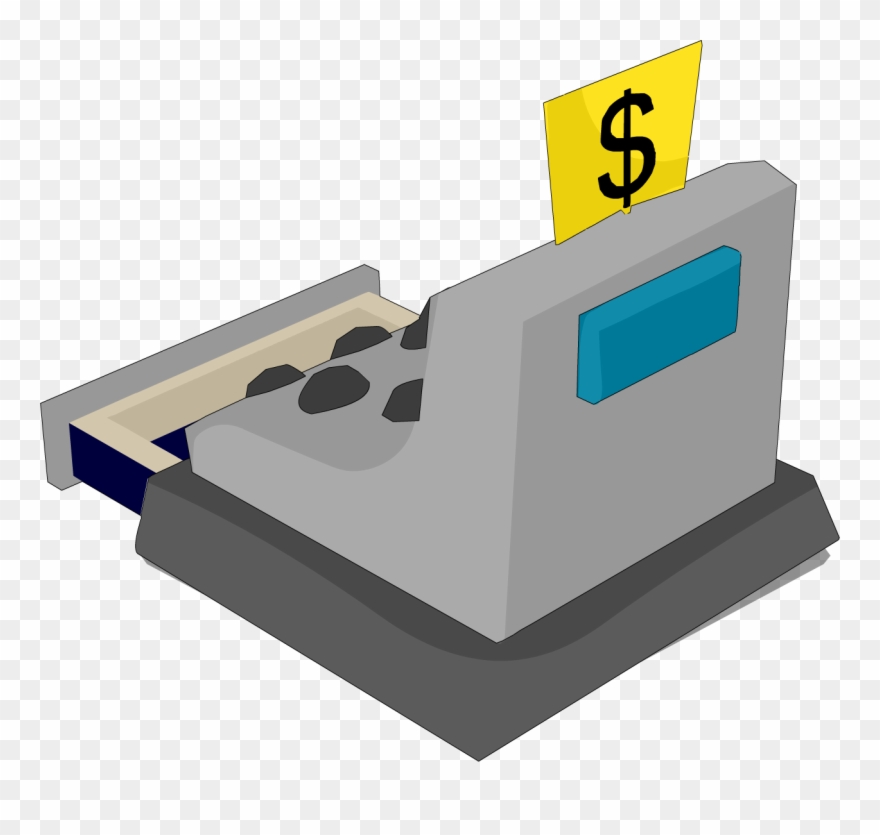 Cash Register 11 - Cartoon Cash Register Png Clipart