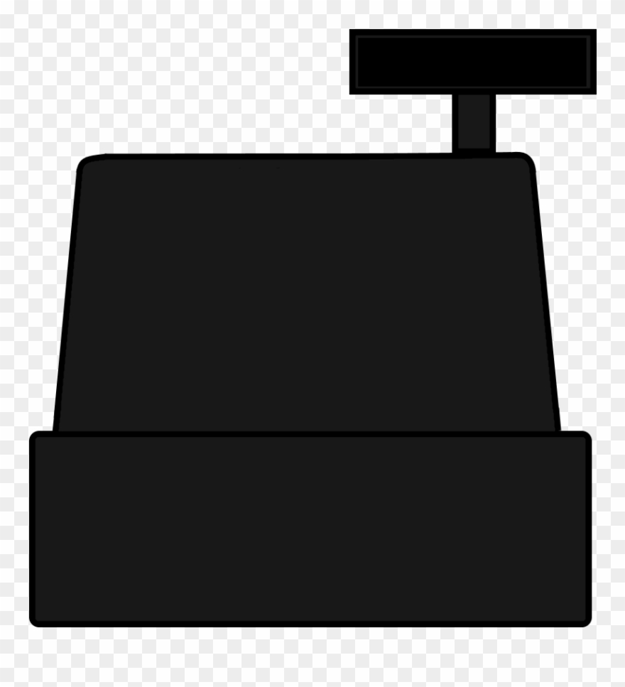 Cash Register Back - Back Of A Cash Register Clipart