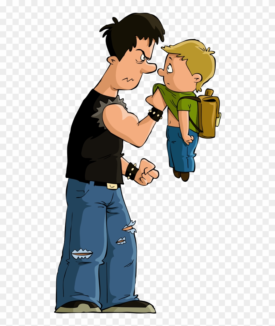 Bullying Cartoon Clip Art - Bullying Cartoon - Png Download