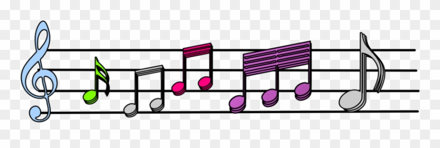 Music - Colorful Clipart Music Notes Png Transparent Png