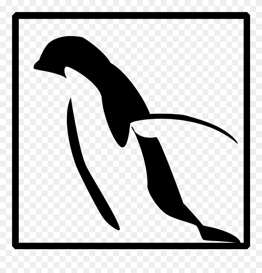 Free Penguin Silhouette Vector Clipart