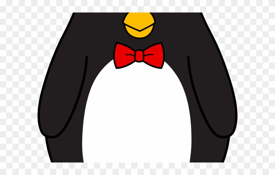 Emperor Penguin Clipart Tacky The Penguin - Penguin In Red Bowtie - Png Download