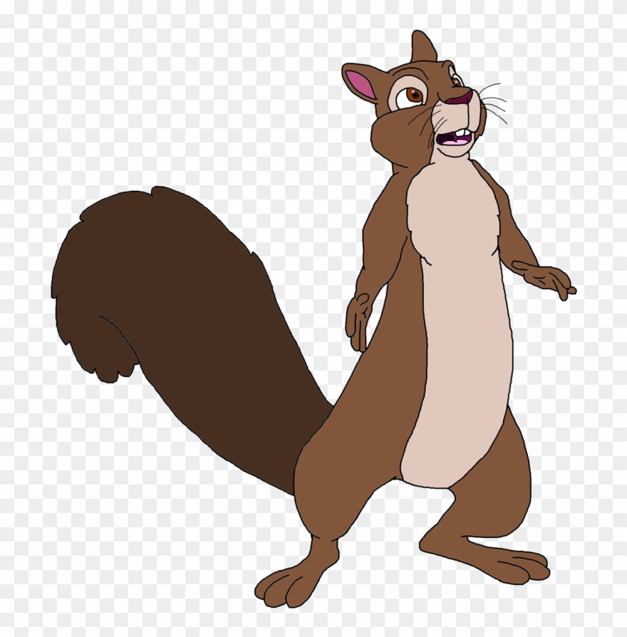 Benny The Squirrel Vector By The Acorn Bunch - Cartoon Clipart