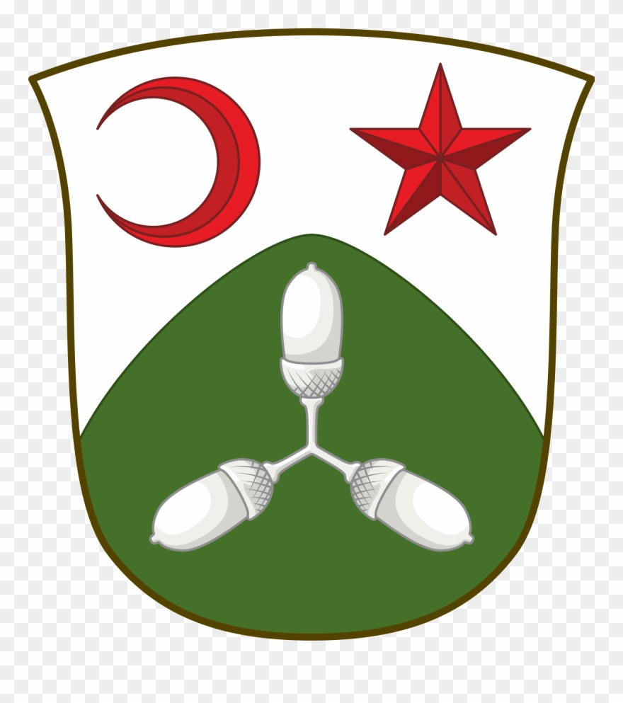 Acorn Svg Heraldry - Flag Of United India Clipart