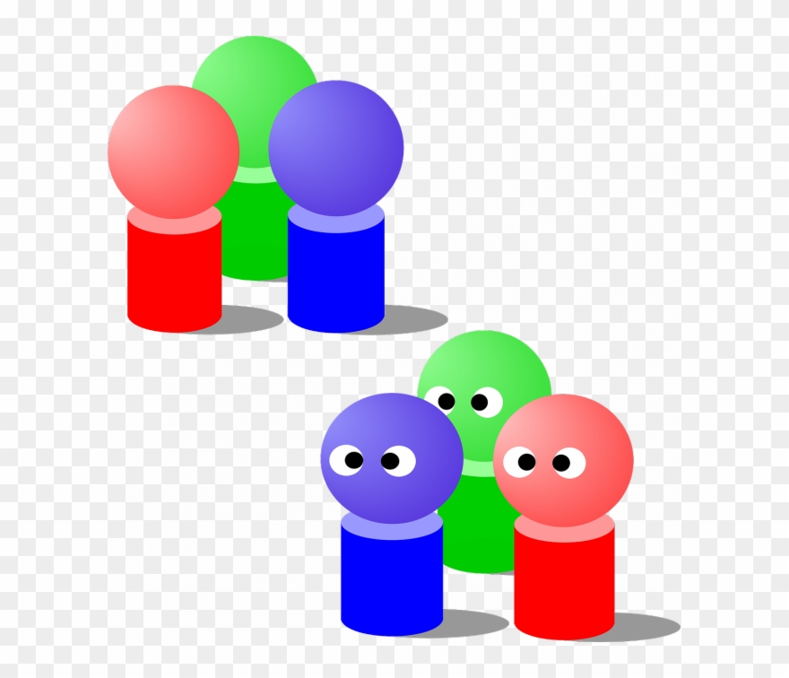 10 Great Ways To Get To Know New People Without Art - 2 Groups Of 3 People Clipart