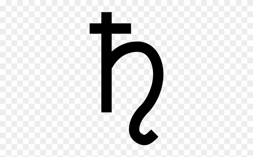 The Saturn Scythe Forms The Glyph - Symbol Of Saturn Clipart