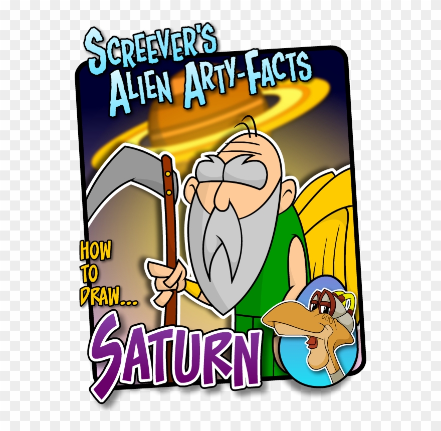 Saaf Saturn Title Page - Cartoon Clipart