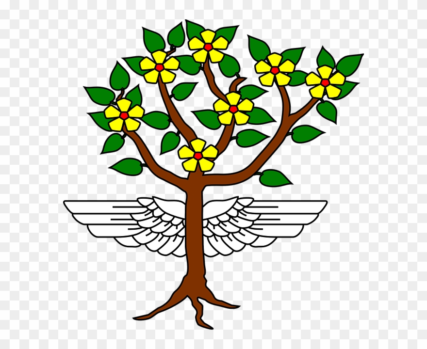 Into Intimate Contact With The Personal Constructive - Wings And Roots Crest Clipart