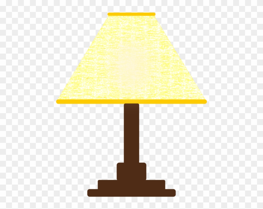 Electric Light Lamp Shades Bedside Tables - Lamp Clip Art - Png Download