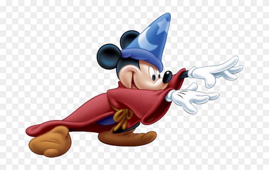 Sorcerer Clipart Spell - Sorcerer Mickey Clip Art - Png Download