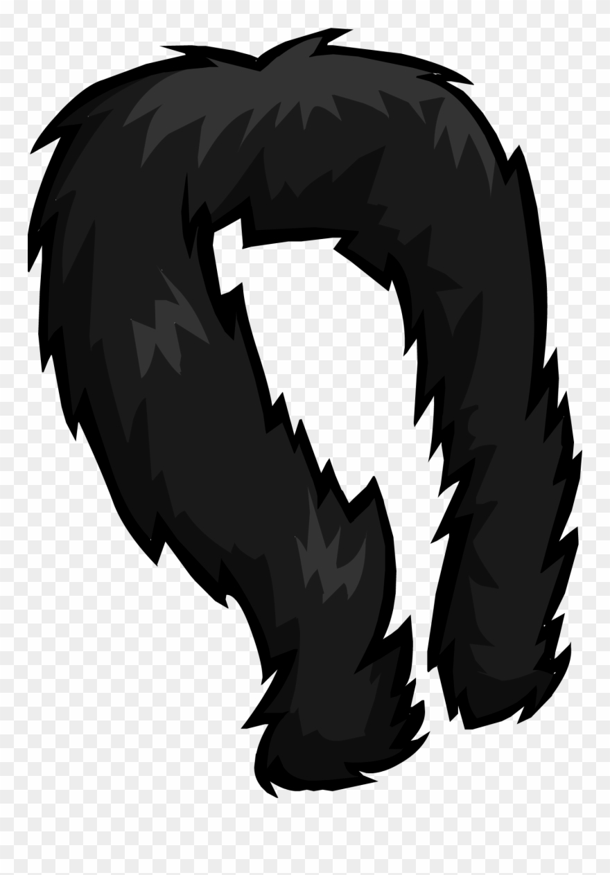 Black And White Feather Boa - Club Penguin Feather Boas Clipart