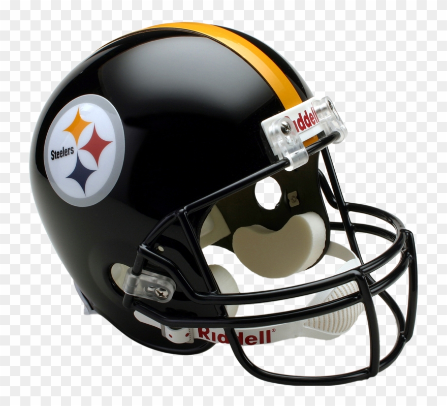 Riddell Deluxe Replica Helmet - Pittsburgh Steelers Riddell Full Size Replica Nfl Helmet Clipart