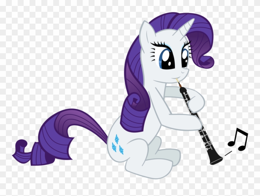 Oboe Drawing Cute - Purple Oboe Clipart