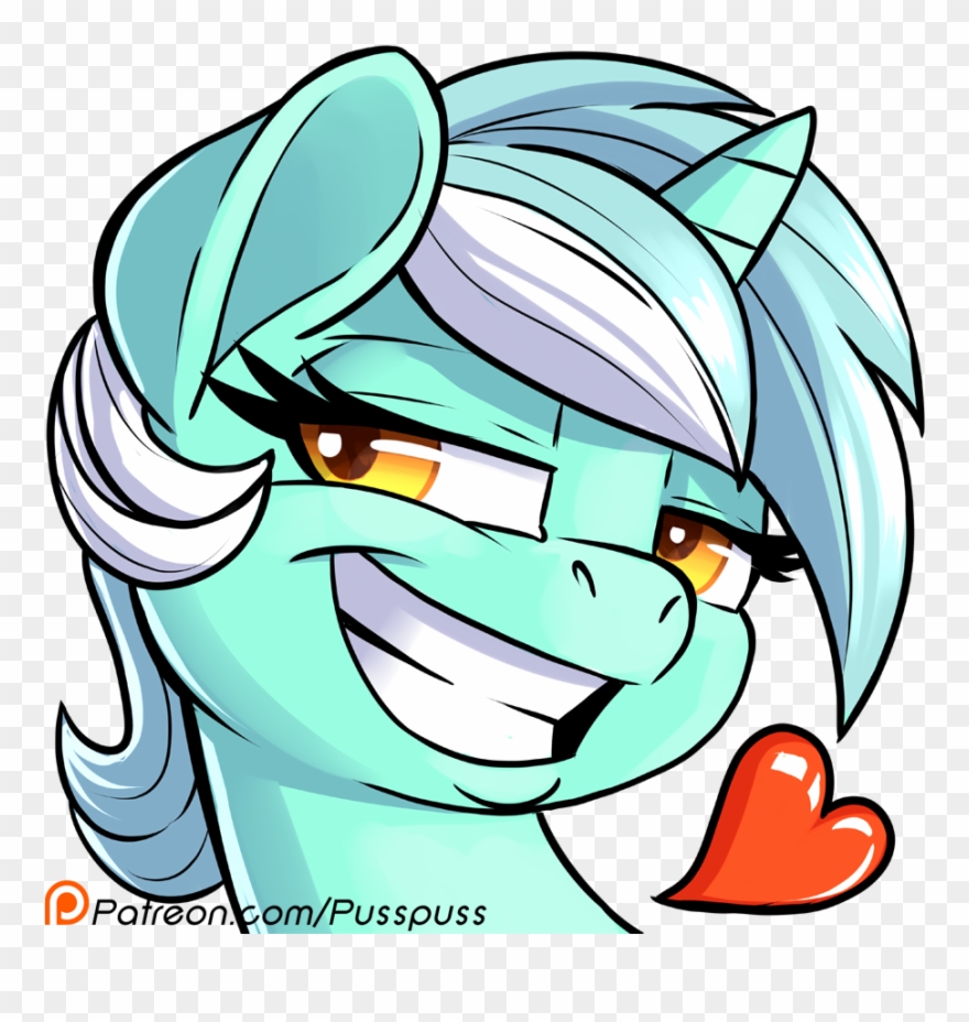 Grin Clipart Face Reaction - Cute Lyra Heartstrings Face - Png Download