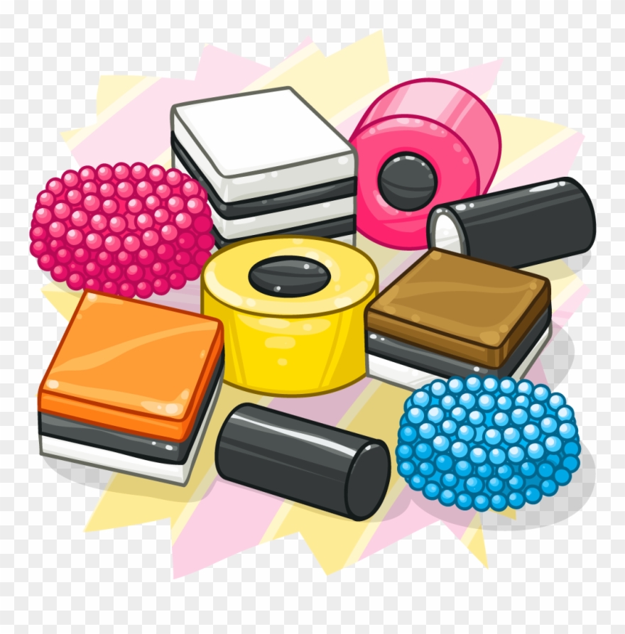 Liquorice Allsorts - Liquorice Clipart - Png Download
