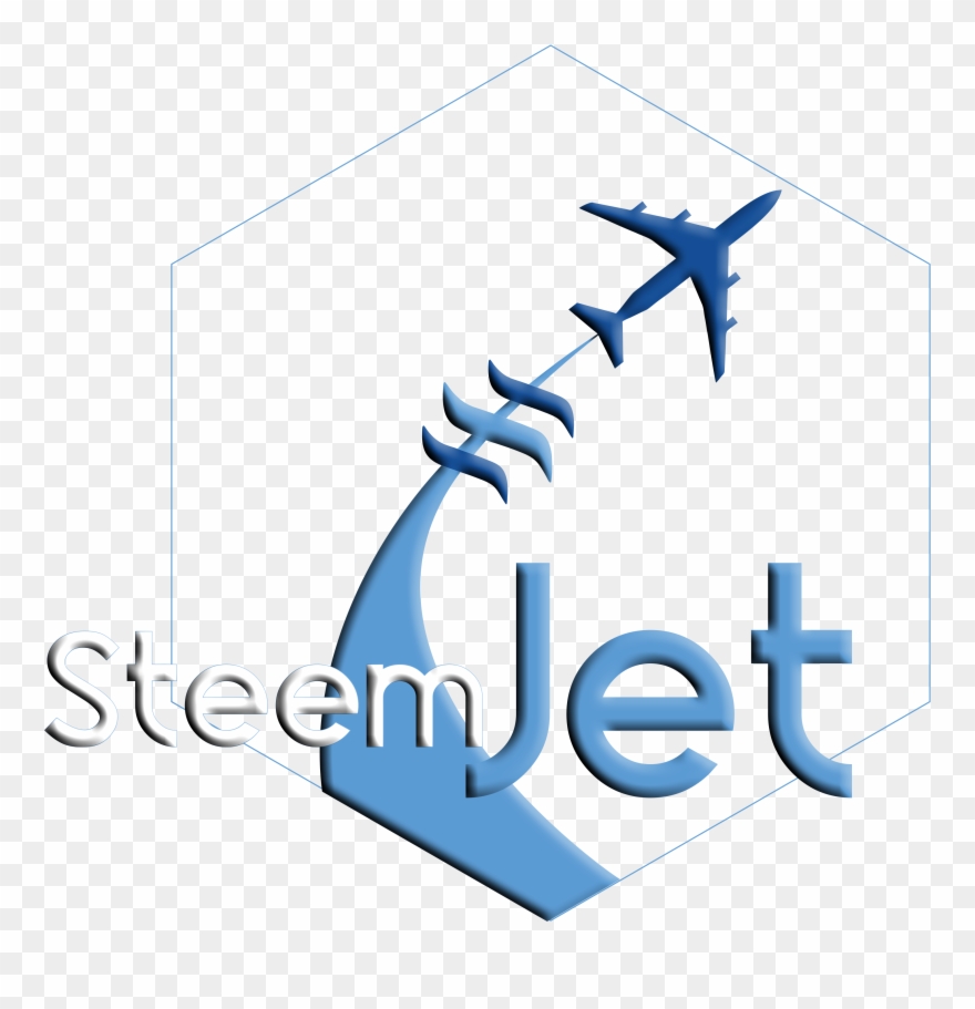 My Entry For Steemjet Logo Contest - Airplane Silhouette Clipart