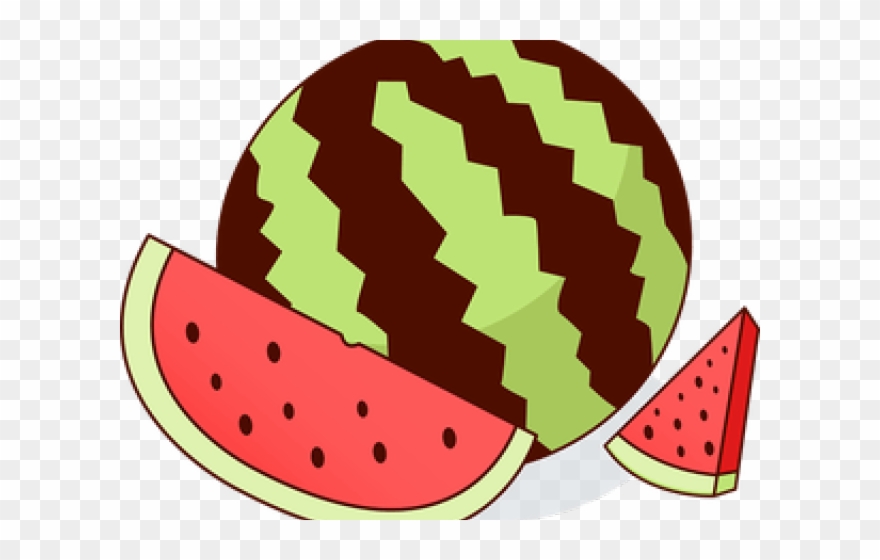 Melon Clipart Watermelon Eating Contest - แตงโม Png Transparent Png