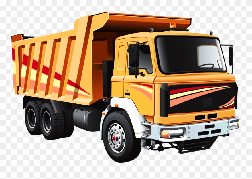 Voertuigen Transportation, Clip Art - Dump Truck No Background - Png Download
