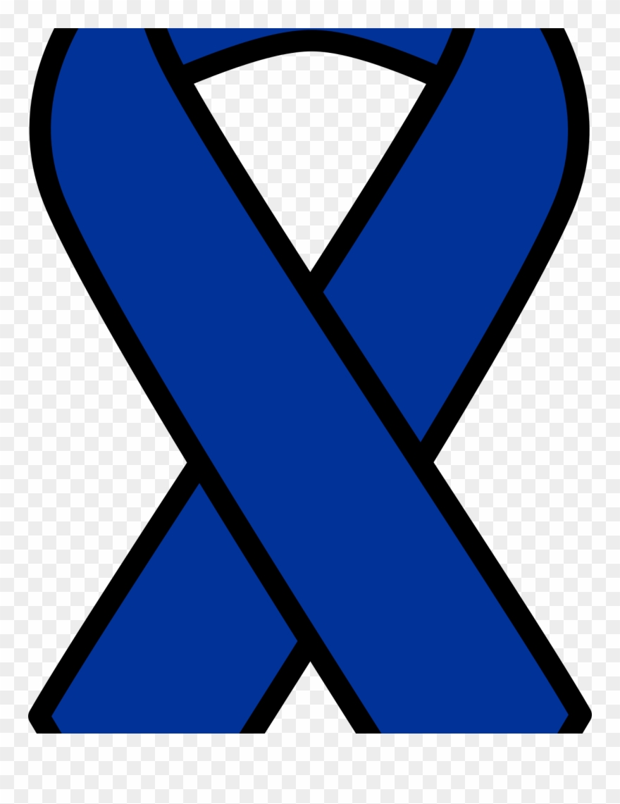 Breast Cancer Ribbon Coloring Page Cross With Breast - Colon Cancer Ribbon Png Clipart