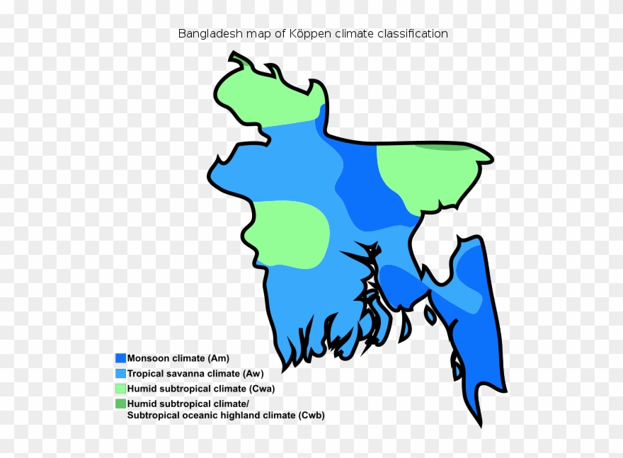 Desert Clipart Tropical Savanna - Climate Region Of Bangladesh - Png Download