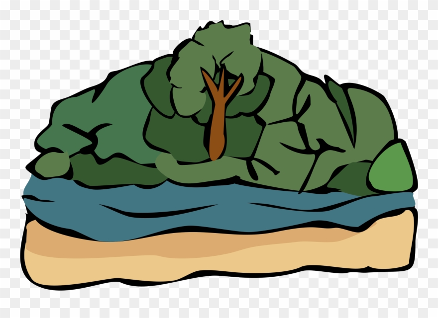 Clipart River View - Clip Art - Png Download