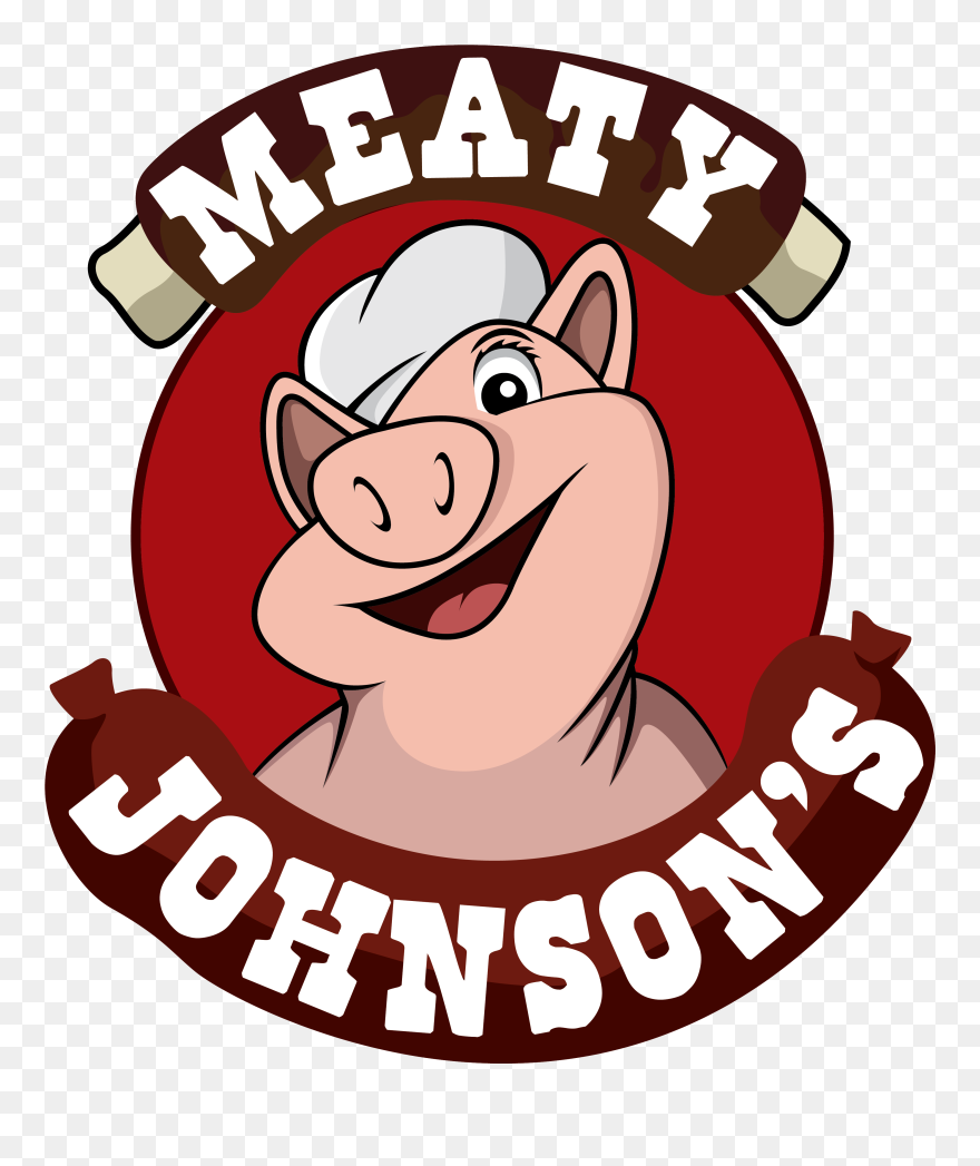 Meaty Johnson's Bbq Menu Clipart