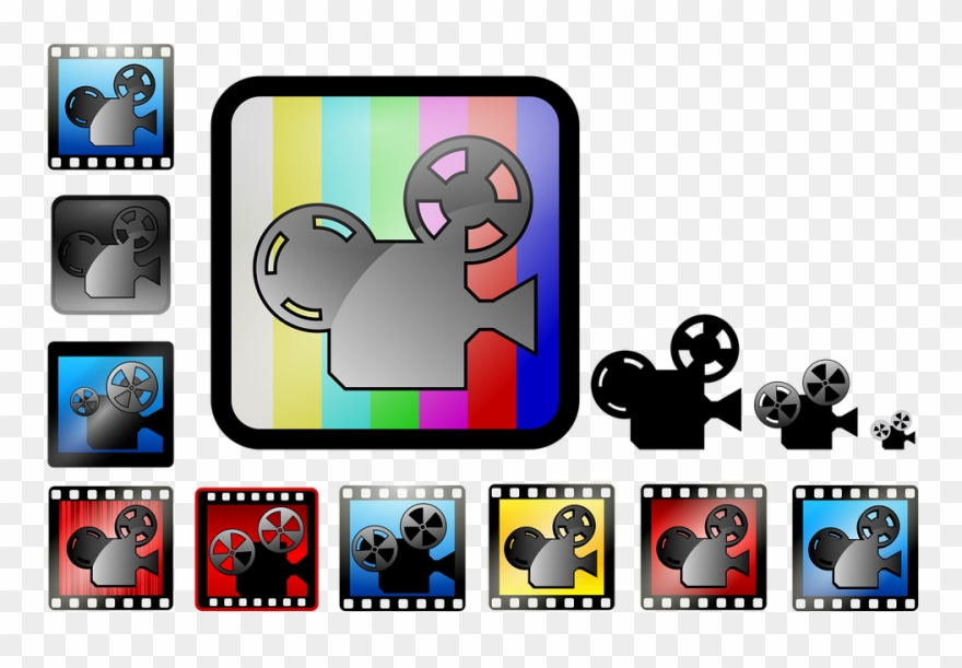Video Camera Clipart Cine - Cine Cinematografía - Png Download