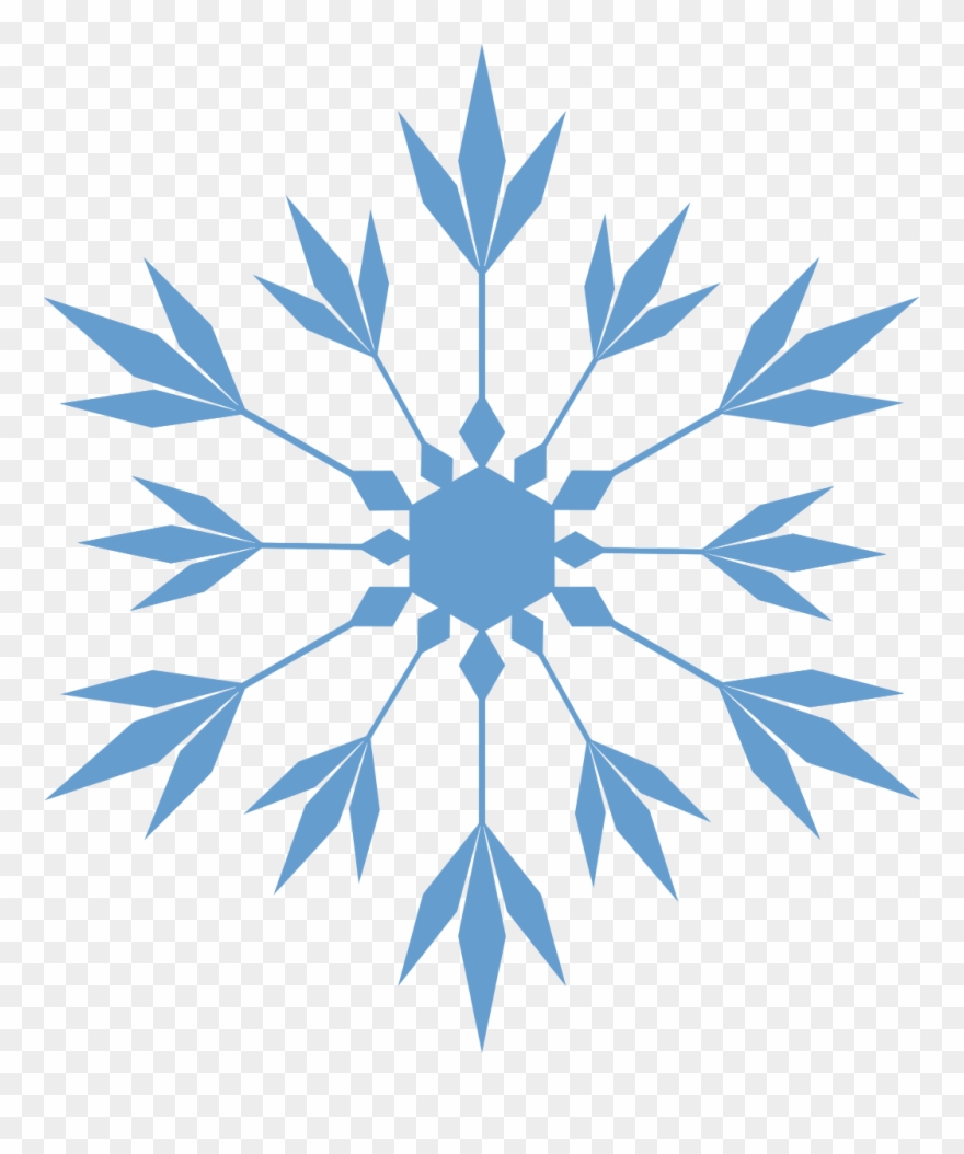 Gelo Frozen Png - Floco De Neve Vetor Png Clipart