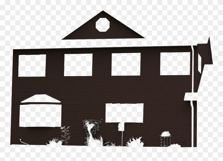 Burgundy Textured - House Clipart