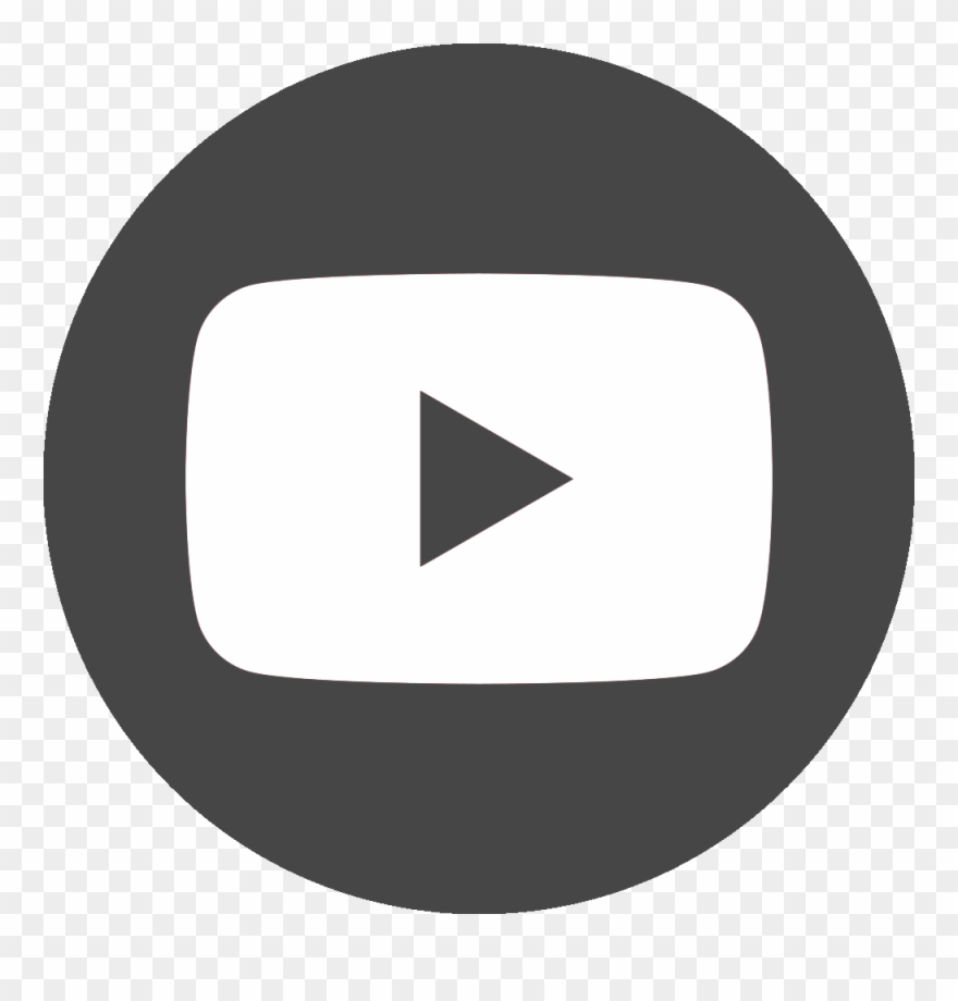 Facebook Twitter Instagram Youtube - Youtube Logo Vector Circle Clipart