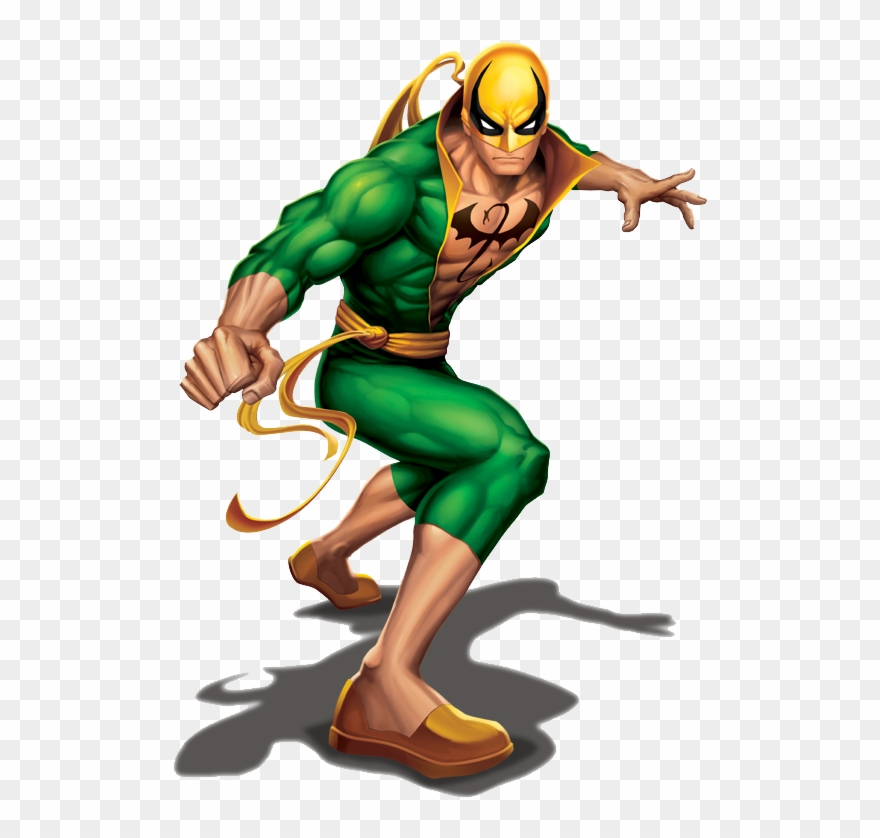 Fist Clipart Green - Marvel Iron Fist Png Transparent Png