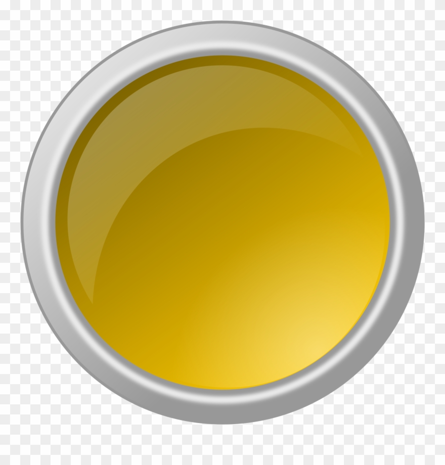 Button Clipart Yellow Button - Basketball Clip Art - Png Download