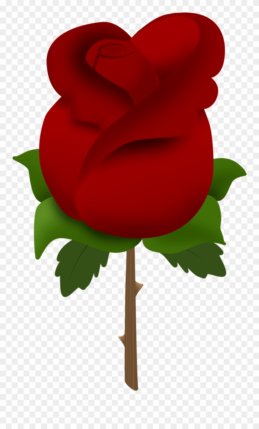 Happy Mother's Day - Ilustración Grafica Rosa Stencil Clipart