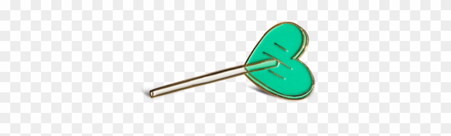 Heart Lolli Lapel Pin - Lapel Pin Clipart
