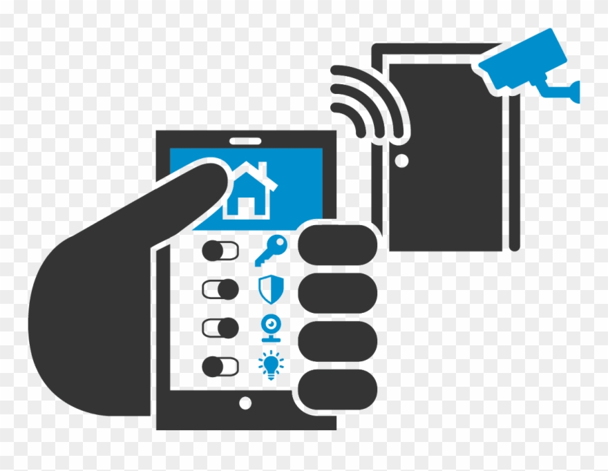 Home Automation Kits - Home Security Clip Art - Png Download