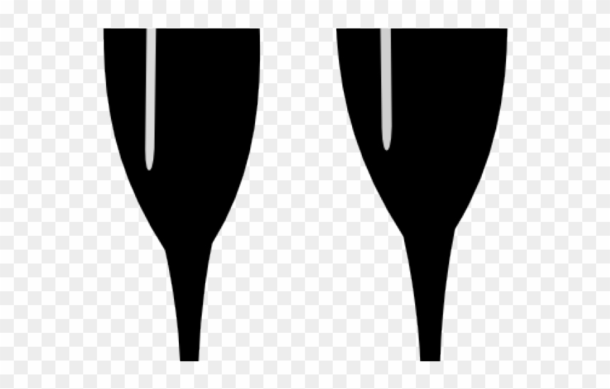 Champagne Glasses Clipart - Clip Art - Png Download