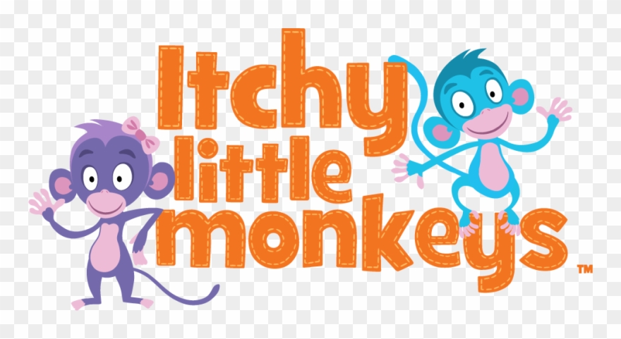 Itchy Little Monkeys - Itch Clipart
