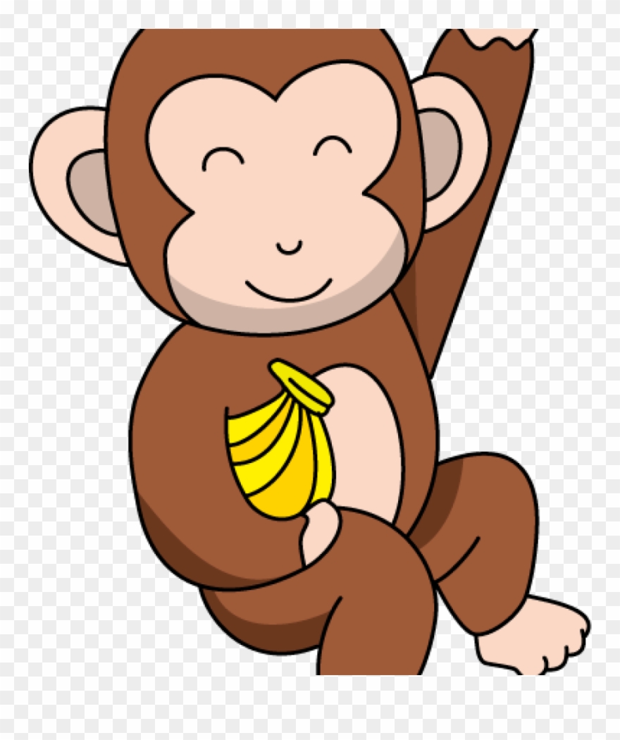 Cute Monkey Clipart Funny Monkey Clipart At Getdrawings - Monkey Image Clip Art - Png Download