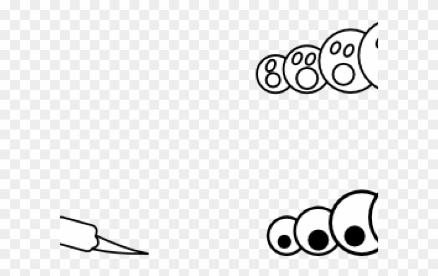 Worm Clipart Black And White - Clip Art - Png Download
