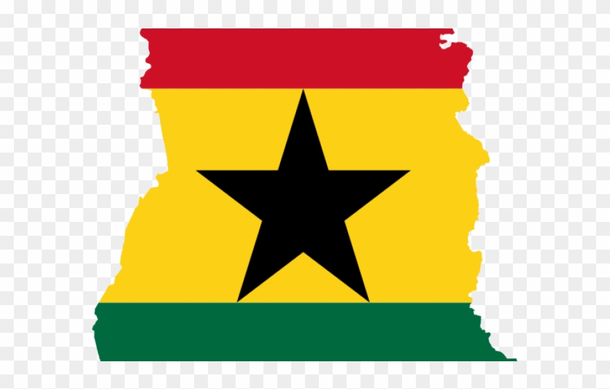 Africa Clipart Ghana - Ghana Flag Country - Png Download