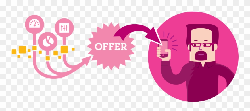 The Bank Also Looks At Tom's Preferred Interaction - Illustration Clipart