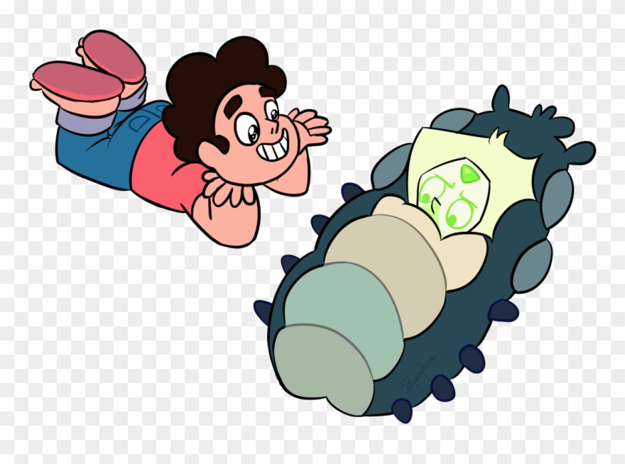 Cartoon Vertebrate Human Behavior Hand Clip Art - Steven Universe Peridot Sleepy - Png Download
