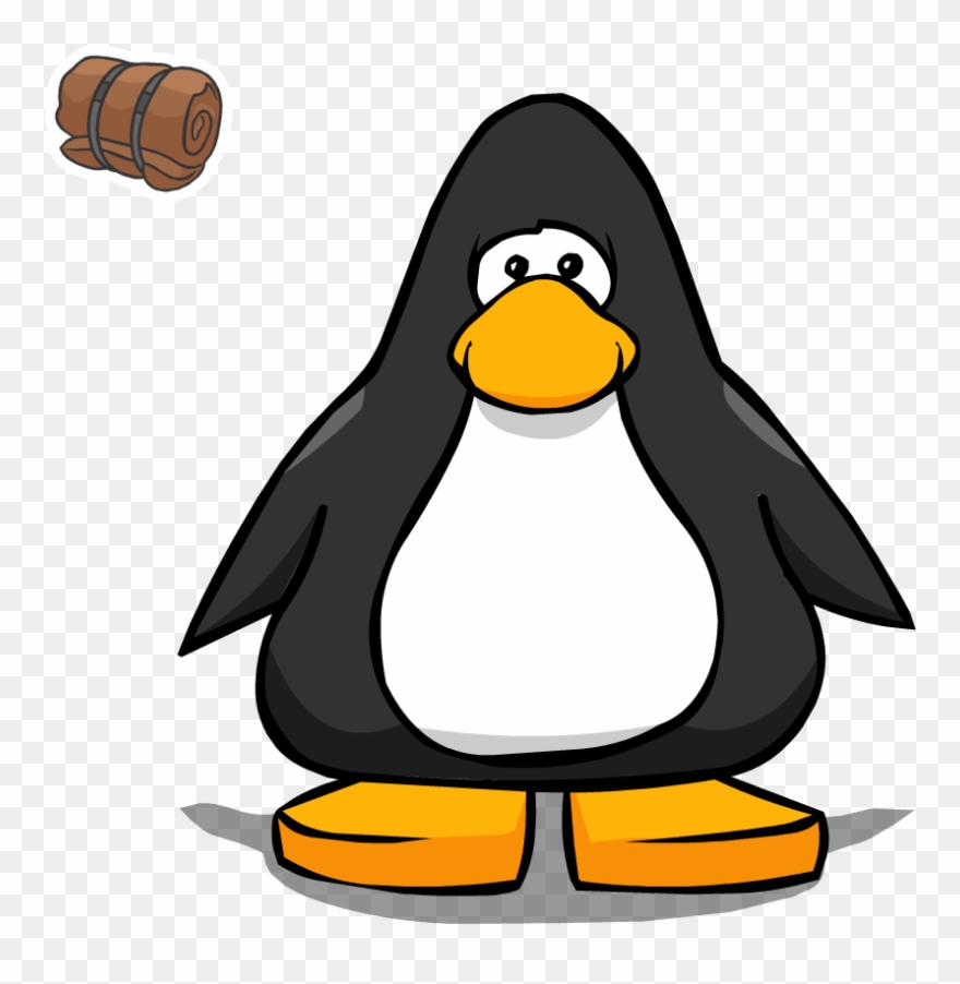 Sleeping Bag Pin On A Player Card - Penguin With Top Hat Clipart