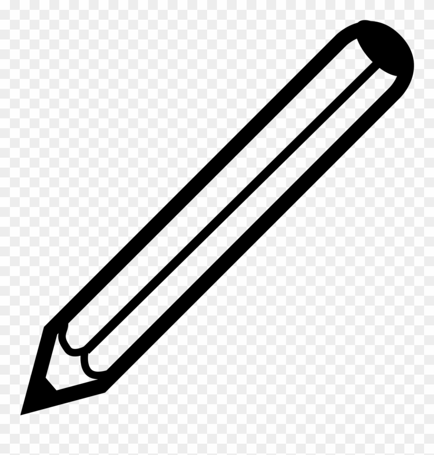 Clipart - Transparent Background Pencil Icon Png
