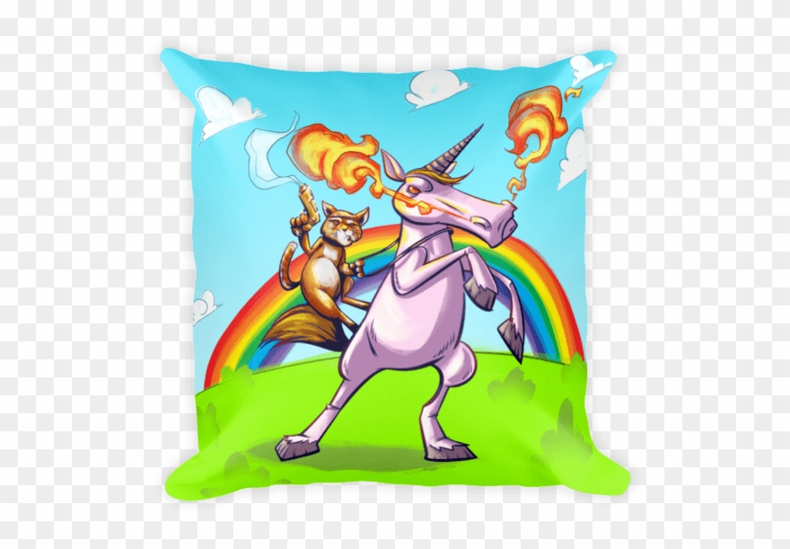 Pillow Clipart Sleeping Bag Pillow - Dgaf Cat Draw String Shoulder Bag - Png Download