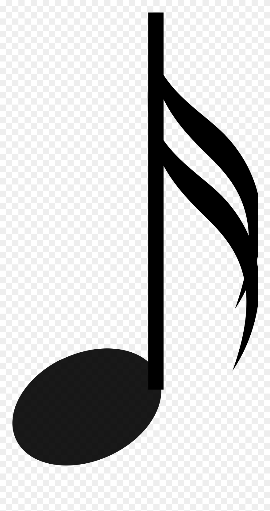 Notes Clipart Single - Note De Musique Double Croche - Png Download